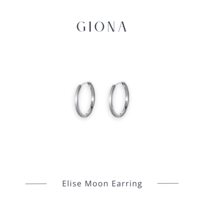 GIONA Elise Moon Earring Silver Color 925