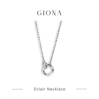 GIONA Eclair Necklace Silver Color 925